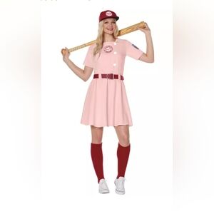 Adult Rockford Peaches Costume A League of Their Own Size L $50 retail used once